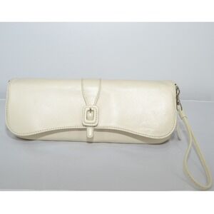 Worthington Genuine Lambskin Leather Clutch Wristlet Bag Y2K